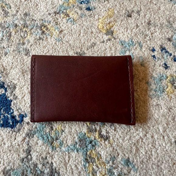 NEW 💙 PLG Cognac Mini Envelope Wallet & Large Keychain Bundle 💙 - Picture 12 of 12